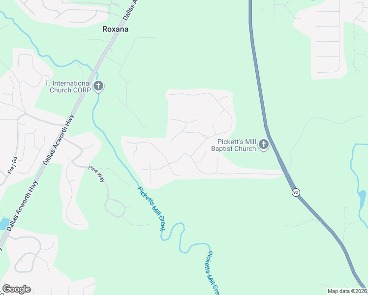 map of restaurants, bars, coffee shops, grocery stores, and more near 564 Pine Bluff Drive in Dallas
