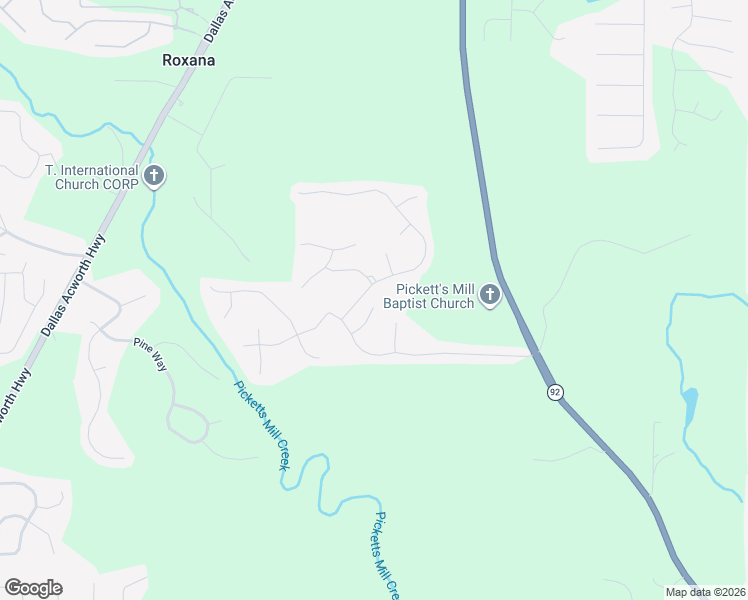 map of restaurants, bars, coffee shops, grocery stores, and more near 75 Evergreen Way in Dallas