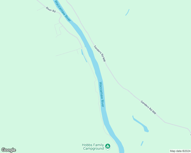 map of restaurants, bars, coffee shops, grocery stores, and more near 1355 River Road in Tabor City