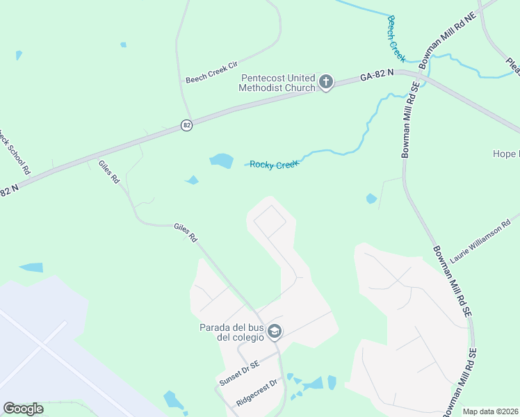 map of restaurants, bars, coffee shops, grocery stores, and more near 159 Azalea Drive in Winder