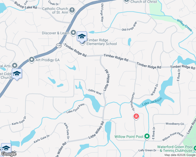 map of restaurants, bars, coffee shops, grocery stores, and more near 1682 Nordic Trce in Marietta