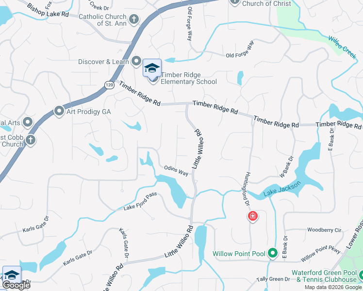 map of restaurants, bars, coffee shops, grocery stores, and more near 1682 Nordic Trce in Marietta