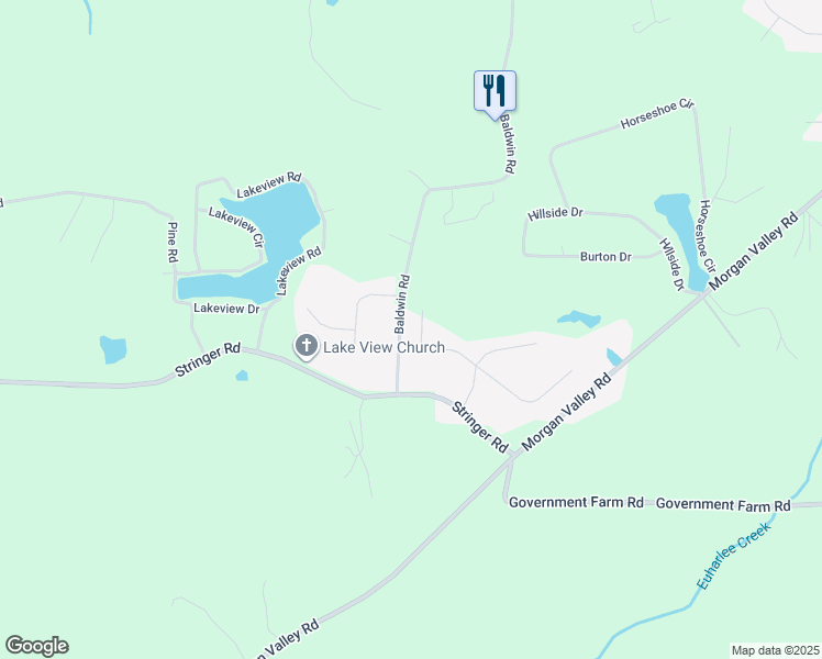 map of restaurants, bars, coffee shops, grocery stores, and more near 12 Morgan Lane in Rockmart