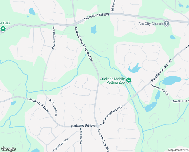 map of restaurants, bars, coffee shops, grocery stores, and more near 1471 Acworth Due West Rd NW in Kennesaw