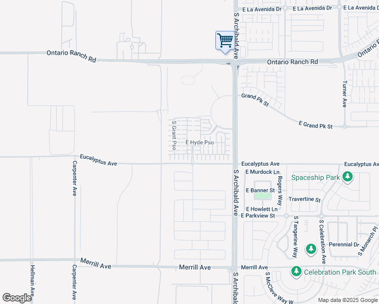 map of restaurants, bars, coffee shops, grocery stores, and more near Unnamed Road in Ontario