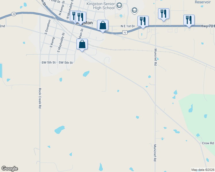 map of restaurants, bars, coffee shops, grocery stores, and more near 11594 Lindsey Lane in Kingston