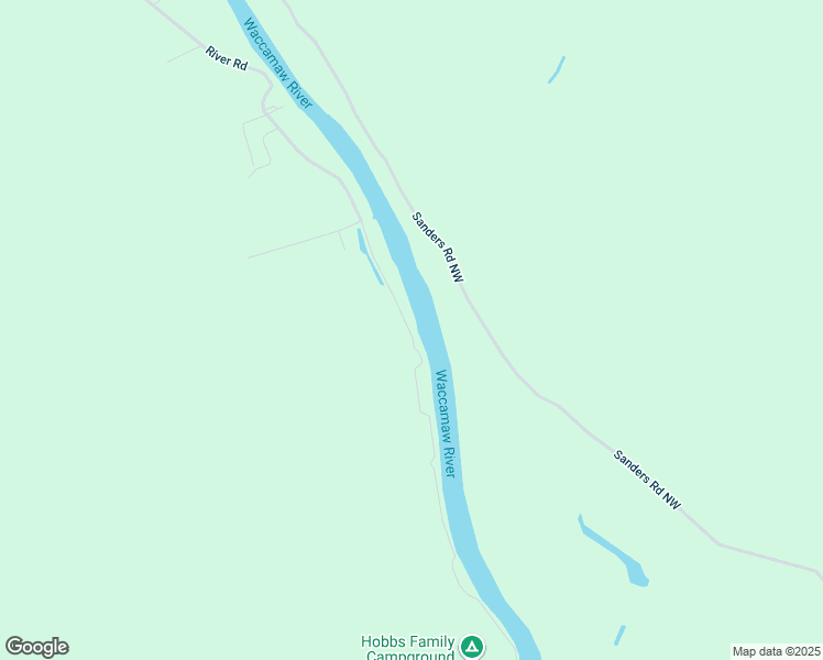 map of restaurants, bars, coffee shops, grocery stores, and more near 1307 River Road in Tabor City