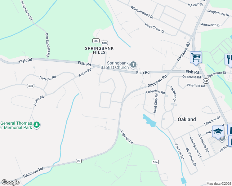 map of restaurants, bars, coffee shops, grocery stores, and more near 2431 Drexel Drive in Dalzell