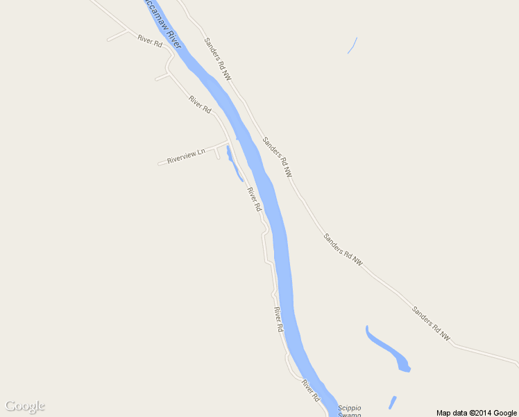 map of restaurants, bars, coffee shops, grocery stores, and more near 1307 River Road in Tabor City