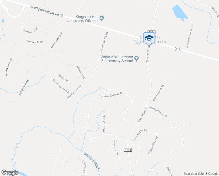 map of restaurants, bars, coffee shops, grocery stores, and more near 396 Blossom Tree Lane Southeast in Bolivia