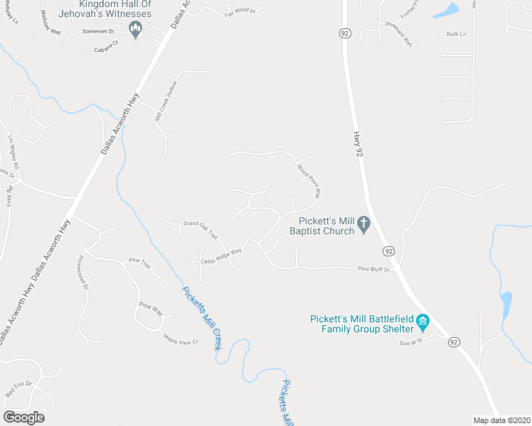 map of restaurants, bars, coffee shops, grocery stores, and more near 69 White Spruce Lane in Dallas