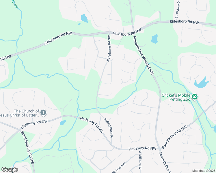 map of restaurants, bars, coffee shops, grocery stores, and more near 4384 Windchime Way Northwest in Kennesaw