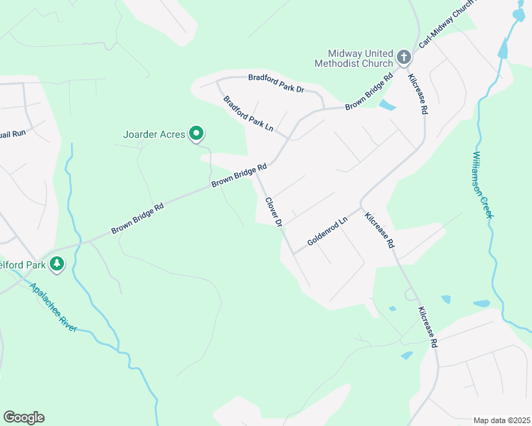 map of restaurants, bars, coffee shops, grocery stores, and more near 293 Clover Drive in Auburn