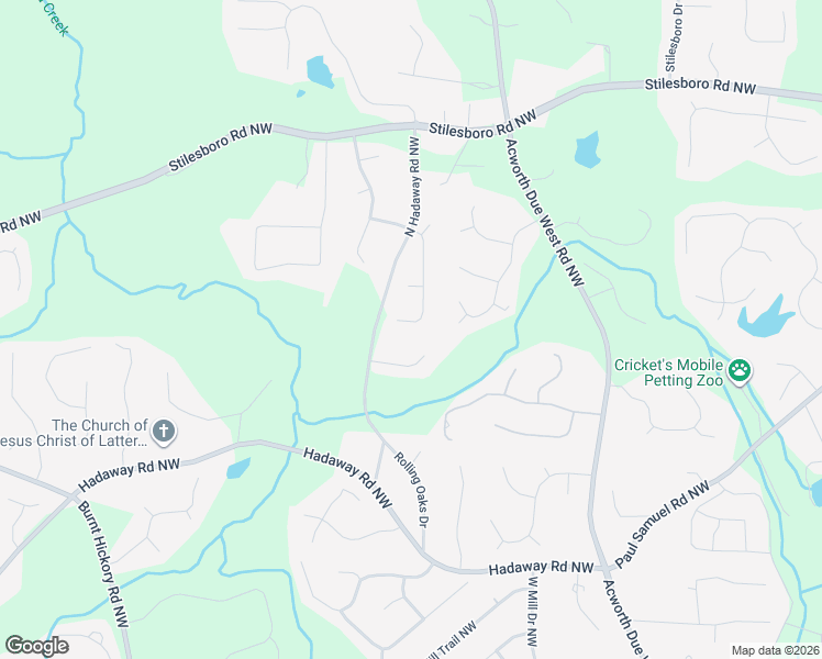 map of restaurants, bars, coffee shops, grocery stores, and more near 4384 Windchime Way Northwest in Kennesaw