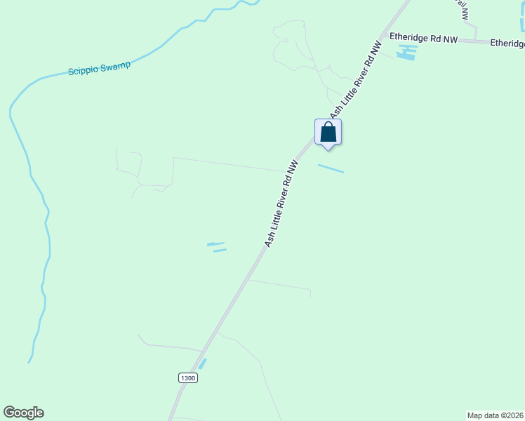 map of restaurants, bars, coffee shops, grocery stores, and more near 2441 Ash Little River Road Northwest in Ash