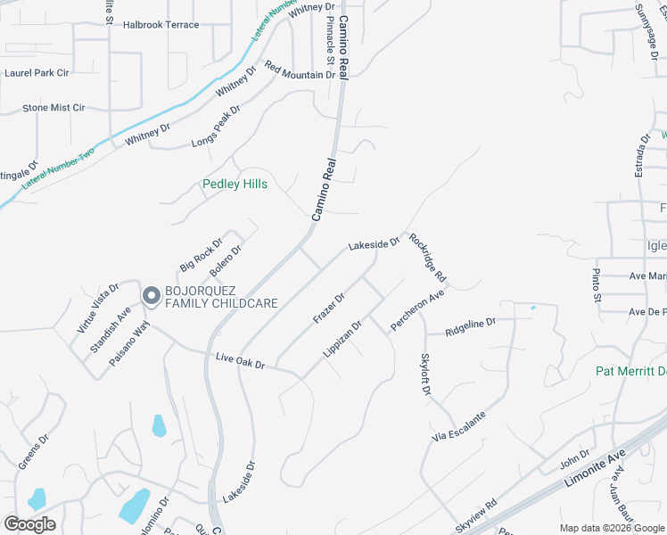 map of restaurants, bars, coffee shops, grocery stores, and more near 7578 Lakeside Drive in Riverside
