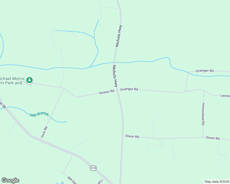 map of restaurants, bars, coffee shops, grocery stores, and more near 1774 Vereen Road in Aynor