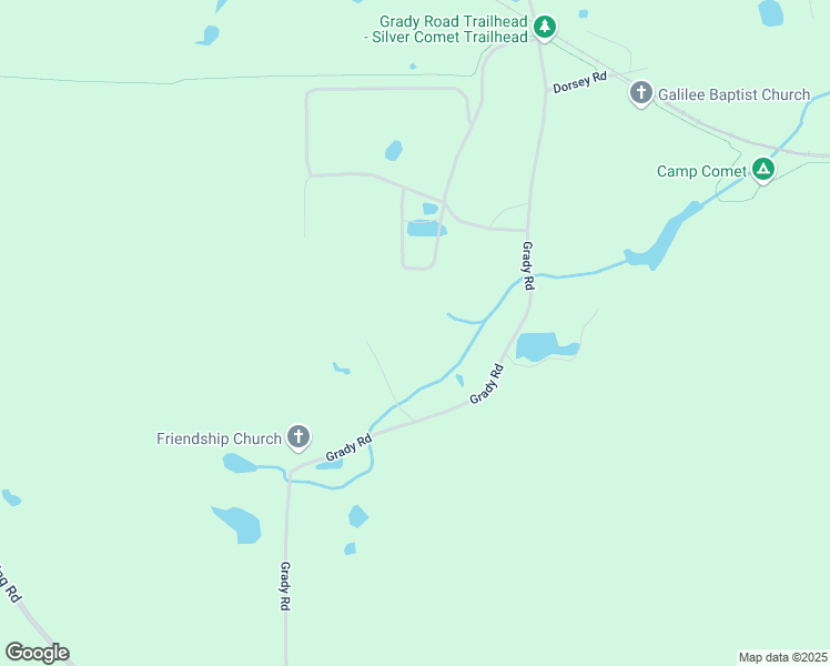map of restaurants, bars, coffee shops, grocery stores, and more near 600 Grady Road in Rockmart
