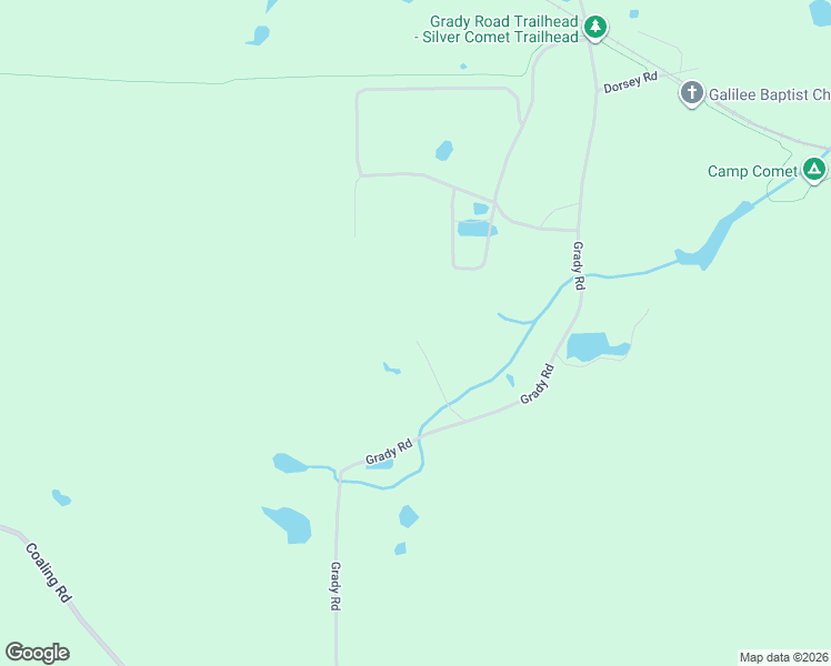 map of restaurants, bars, coffee shops, grocery stores, and more near 600 Grady Road in Rockmart