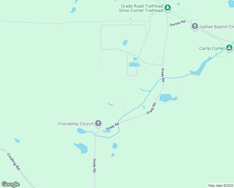 map of restaurants, bars, coffee shops, grocery stores, and more near 600 Grady Road in Rockmart