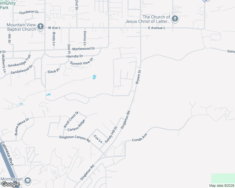 map of restaurants, bars, coffee shops, grocery stores, and more near 66 Country Club Drive in Calimesa