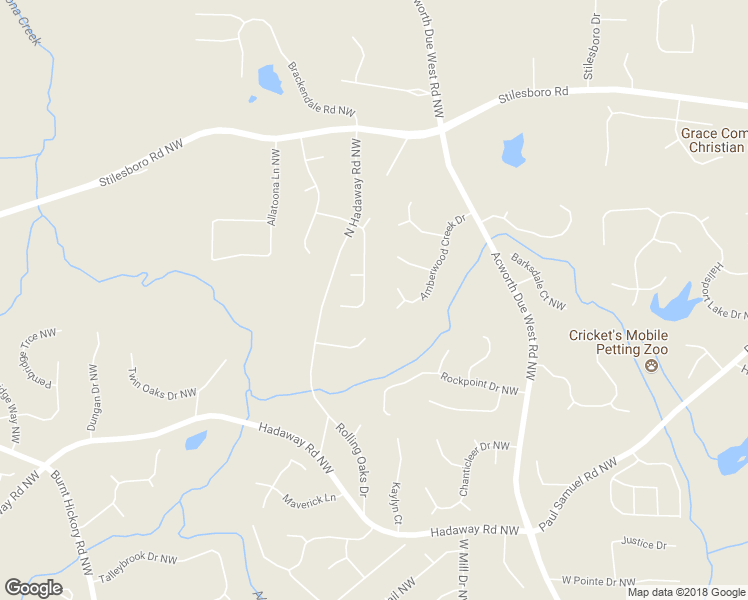 map of restaurants, bars, coffee shops, grocery stores, and more near 4390 Windchime Way Northwest in Kennesaw