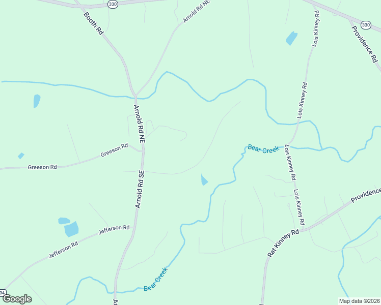 map of restaurants, bars, coffee shops, grocery stores, and more near 2466 Bear Creek Road in Statham