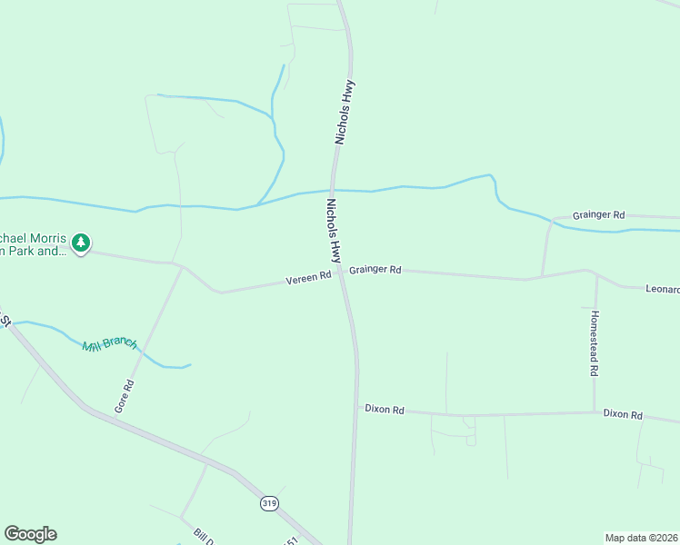 map of restaurants, bars, coffee shops, grocery stores, and more near 1700 Vereen Road in Aynor