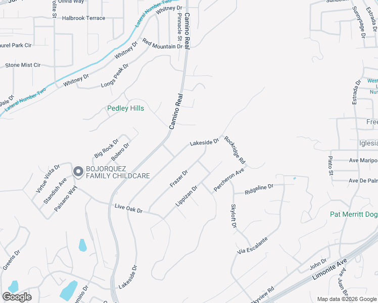 map of restaurants, bars, coffee shops, grocery stores, and more near 7578 Lakeside Drive in Riverside