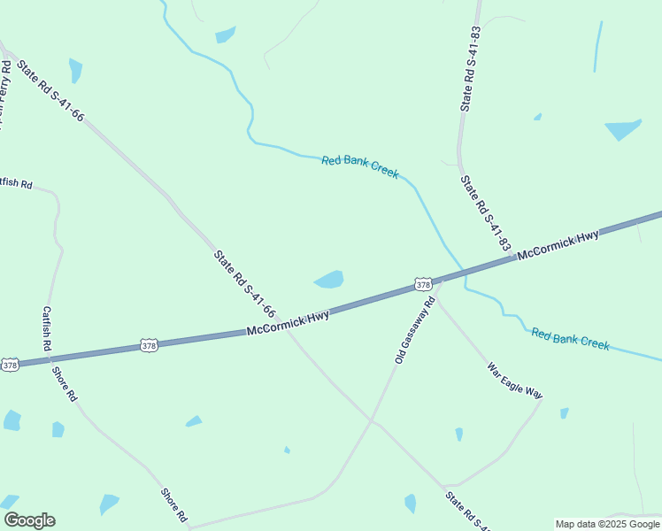 map of restaurants, bars, coffee shops, grocery stores, and more near 1230 McCormick Highway in Saluda