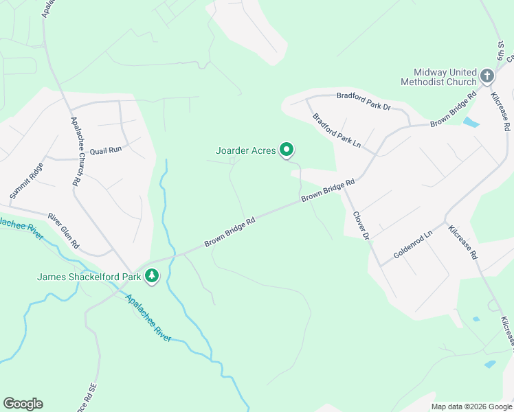 map of restaurants, bars, coffee shops, grocery stores, and more near 359 Brown Bridge Road in Auburn