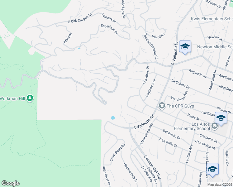 map of restaurants, bars, coffee shops, grocery stores, and more near 3076 Turnbull Canyon Road in La Puente