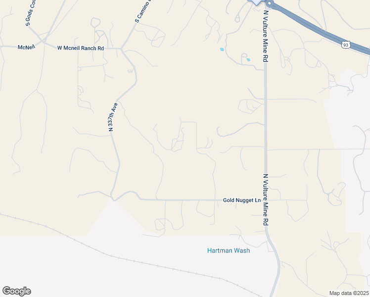 map of restaurants, bars, coffee shops, grocery stores, and more near 33414 Gold Nugget Lane in Wickenburg