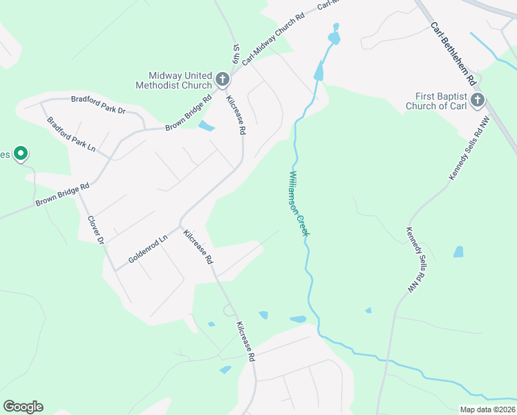 map of restaurants, bars, coffee shops, grocery stores, and more near 264 Kilcrease Road in Auburn