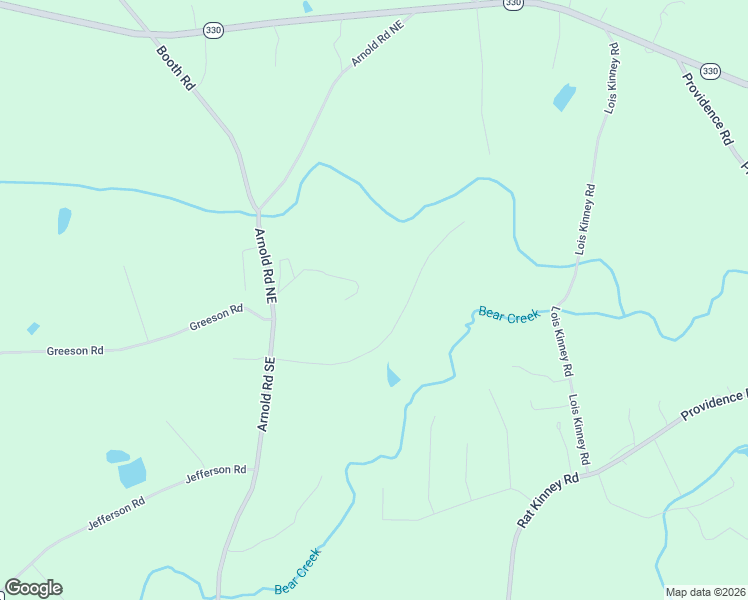 map of restaurants, bars, coffee shops, grocery stores, and more near 2466 Bear Creek Road in Statham