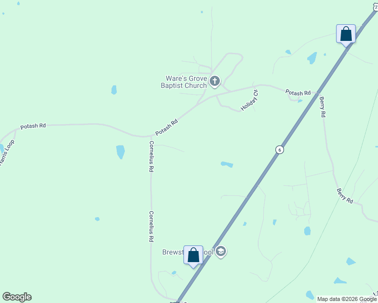 map of restaurants, bars, coffee shops, grocery stores, and more near 341 Potash Road in Cedartown