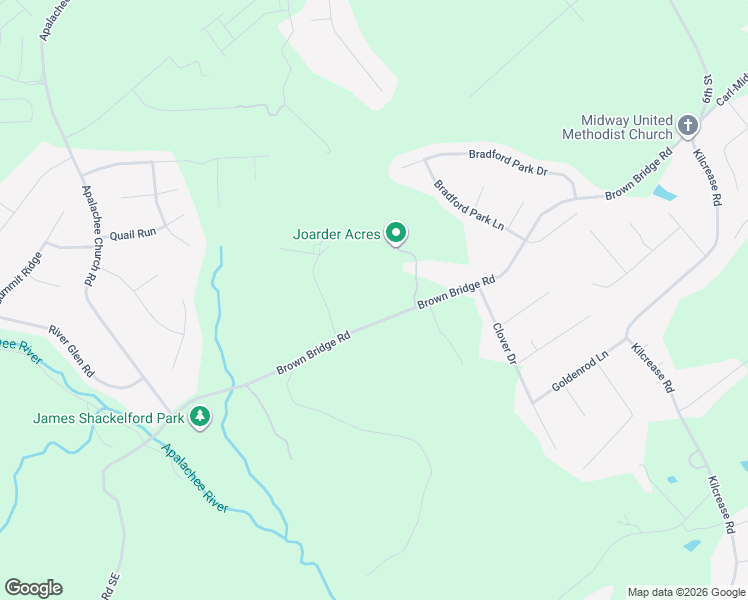 map of restaurants, bars, coffee shops, grocery stores, and more near 359 Brown Bridge Road in Auburn