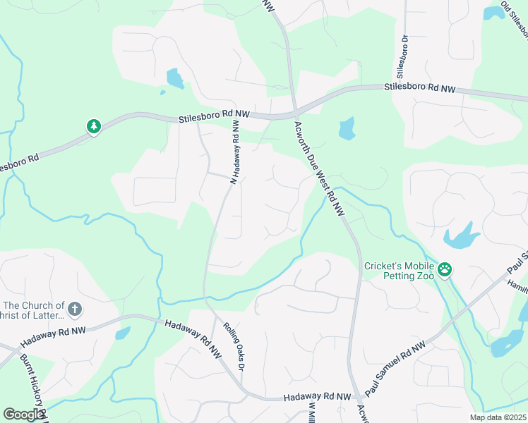 map of restaurants, bars, coffee shops, grocery stores, and more near 4213 Bretdale Run Northwest in Kennesaw