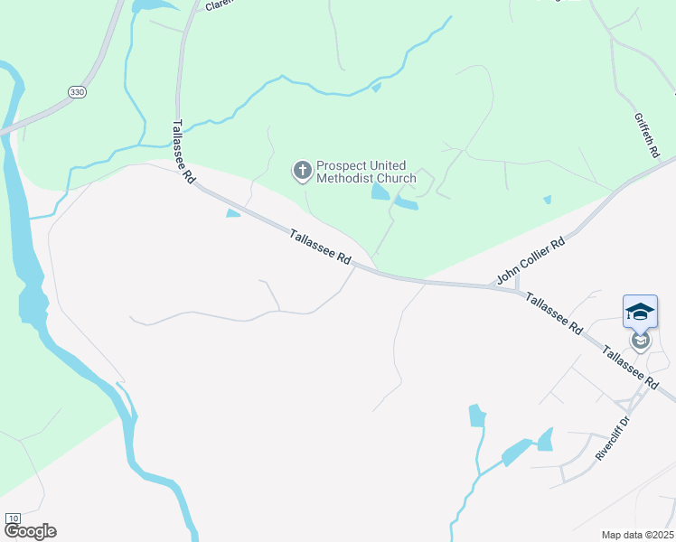 map of restaurants, bars, coffee shops, grocery stores, and more near 100 Three Oaks Drive in Athens