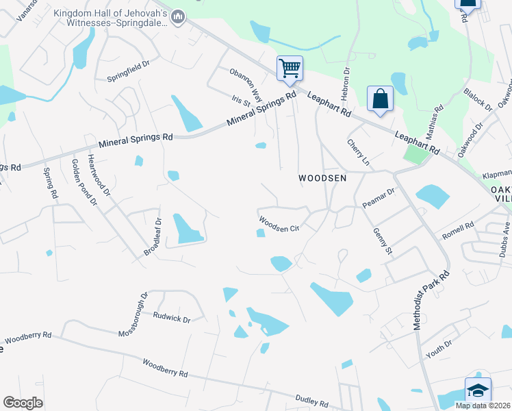 map of restaurants, bars, coffee shops, grocery stores, and more near 3224 Woodsen Circle in West Columbia