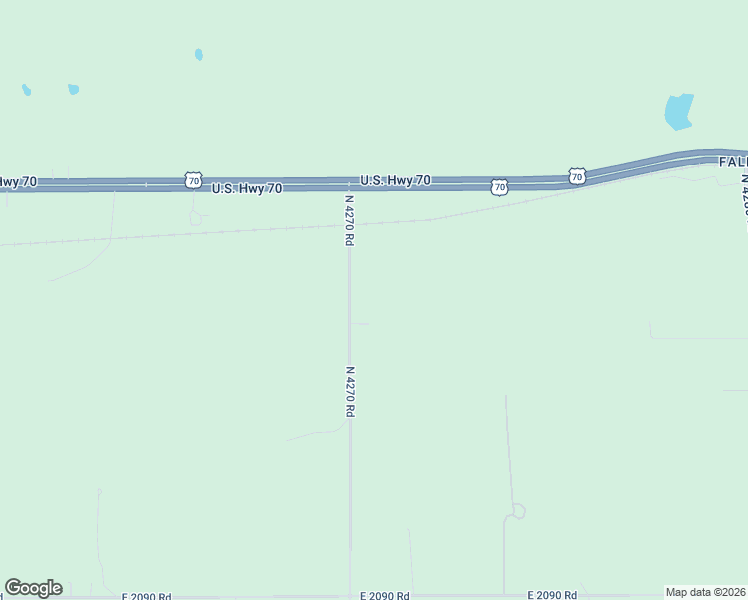 map of restaurants, bars, coffee shops, grocery stores, and more near 1125 North 4270 Road in Hugo