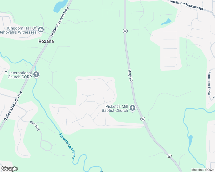 map of restaurants, bars, coffee shops, grocery stores, and more near 385 Wood Point Way in Dallas