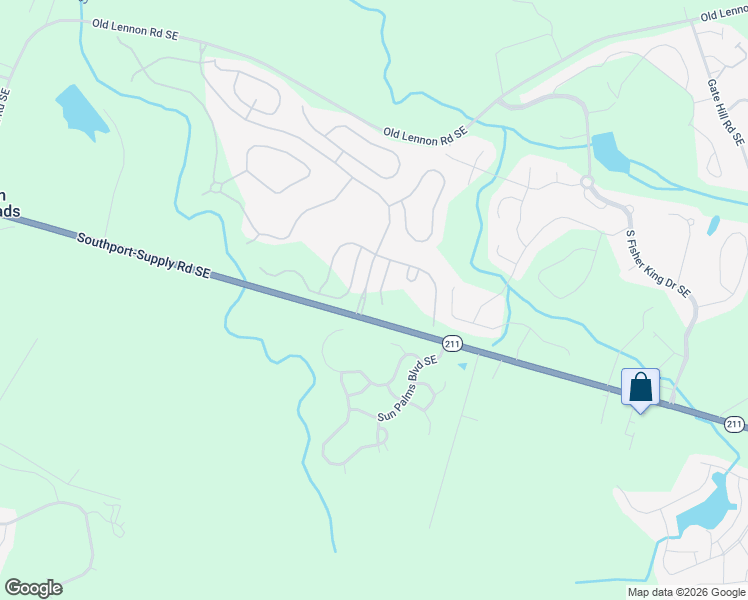map of restaurants, bars, coffee shops, grocery stores, and more near 1094-1178 Southport-Supply Rd SE in Bolivia