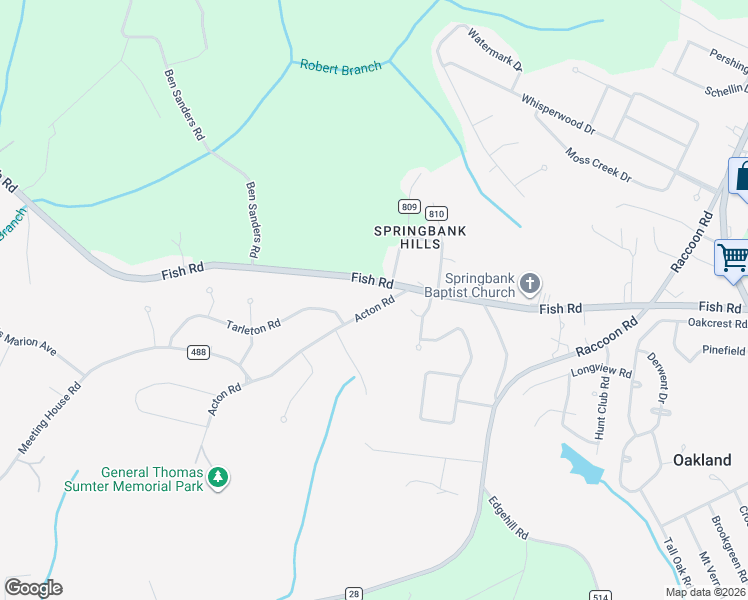 map of restaurants, bars, coffee shops, grocery stores, and more near 5861-5975 Fish Road in Dalzell