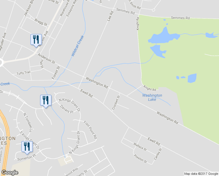 map of restaurants, bars, coffee shops, grocery stores, and more near Housing Road in Columbia