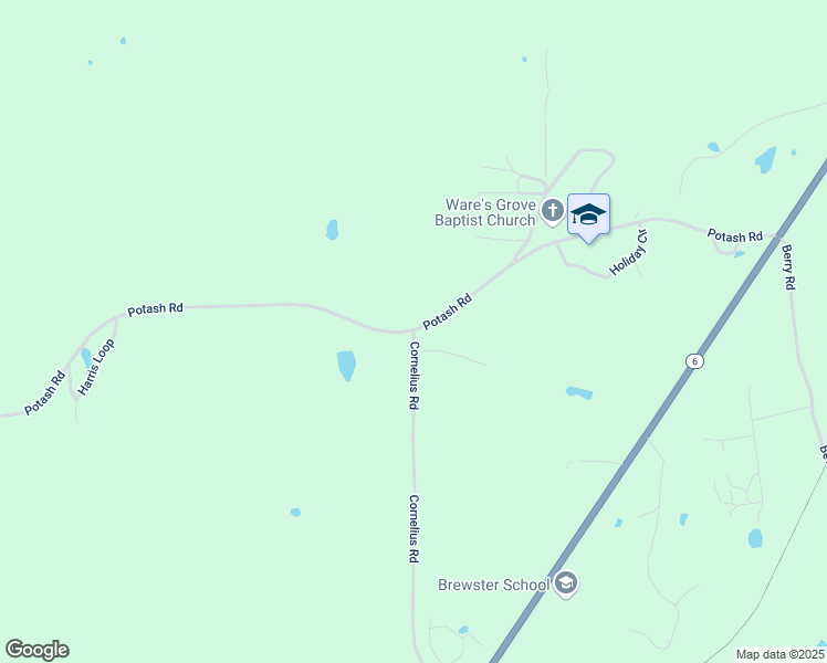 map of restaurants, bars, coffee shops, grocery stores, and more near 808 Cornelius Road in Cedartown