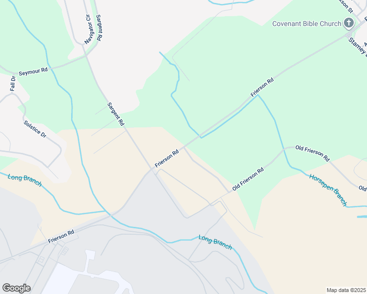 map of restaurants, bars, coffee shops, grocery stores, and more near Frierson Road in Sumter County