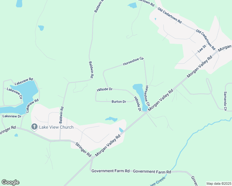 map of restaurants, bars, coffee shops, grocery stores, and more near 18 Hillside Drive in Rockmart