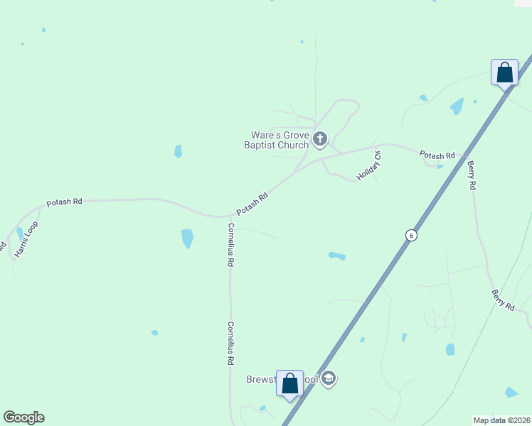 map of restaurants, bars, coffee shops, grocery stores, and more near 341 Potash Road in Cedartown