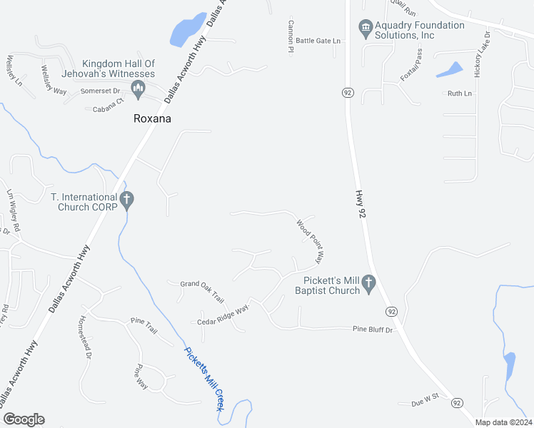 map of restaurants, bars, coffee shops, grocery stores, and more near 559 Wood Point Way in Dallas